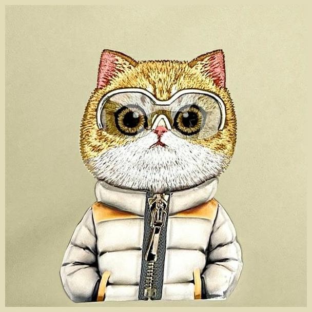 NIMMY nerka na ramię COOL&CUTE 2.0 Cat khaki