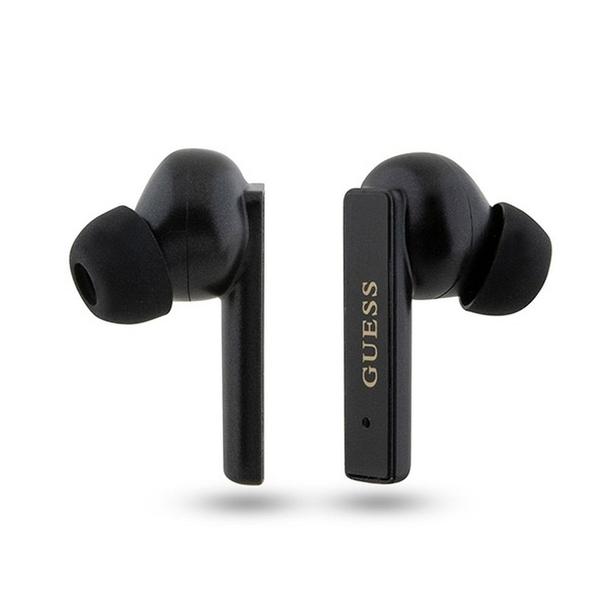 GUESS słuchawki bezprzewodowe bluetooth TWS + stacja dokująca GUTWSSU20ALEGK (Printed Logo) czarne