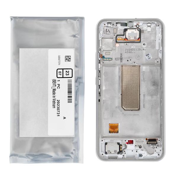 ServicePack Wyświetlacz LCD SAMSUNG A34 5G A346B Silver GH82-31201B