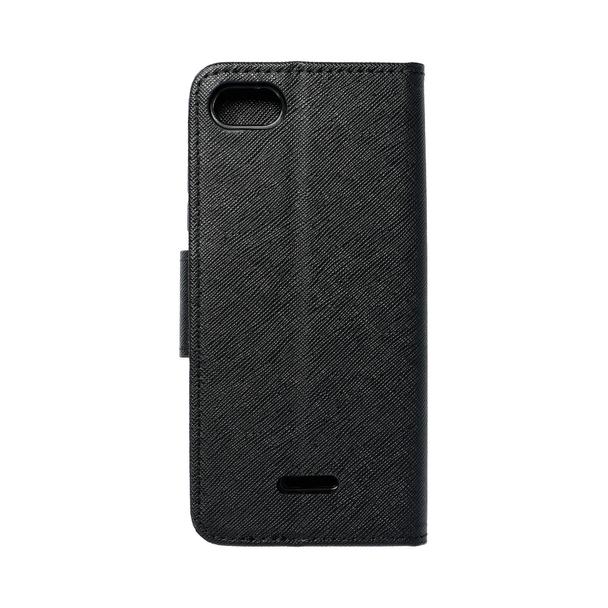 Etui z klapką na Xiaomi Redmi 6a Fancy Book czarne