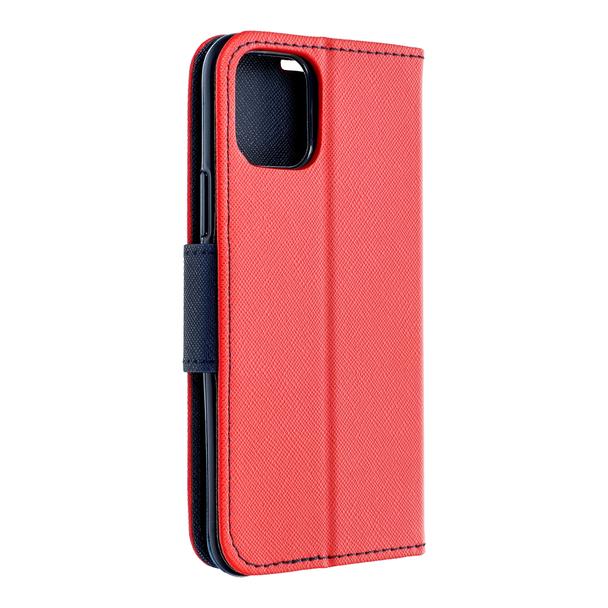 Etui z klapką na iPhone 15 PRO MAX Fancy Book czerwono-granatowe