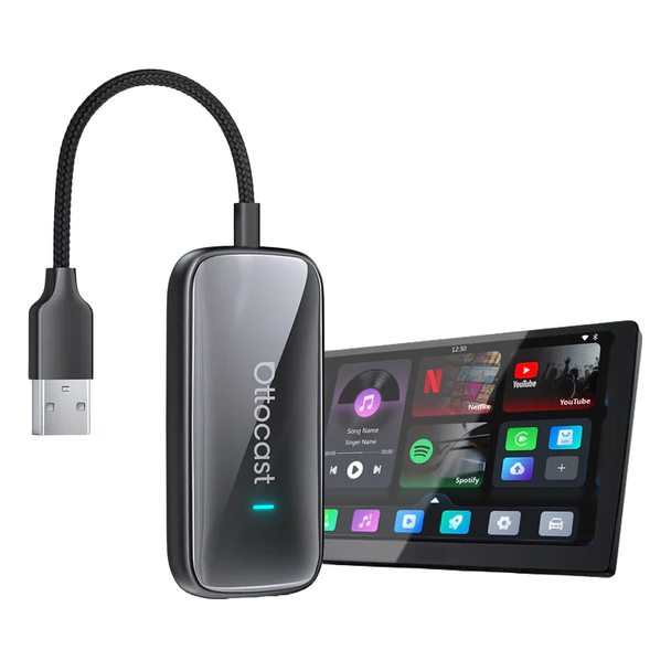 Bezprzewodowy Adapter samochodowy OTTOCAST Play2Video  CA515-T czarny