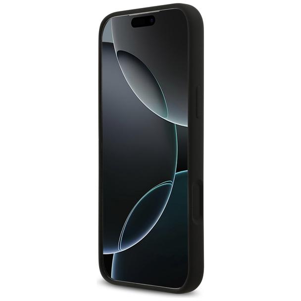 GUESS futerał do IPHONE 17 Pro Max GUHCP17XSC4GSMK (Silicone W/ Big 4G Script) czarny