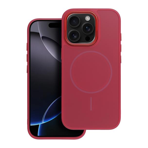 Futerał do iPhone 17 AIR Frame Mag Cover zgodny z MagSafe magenta