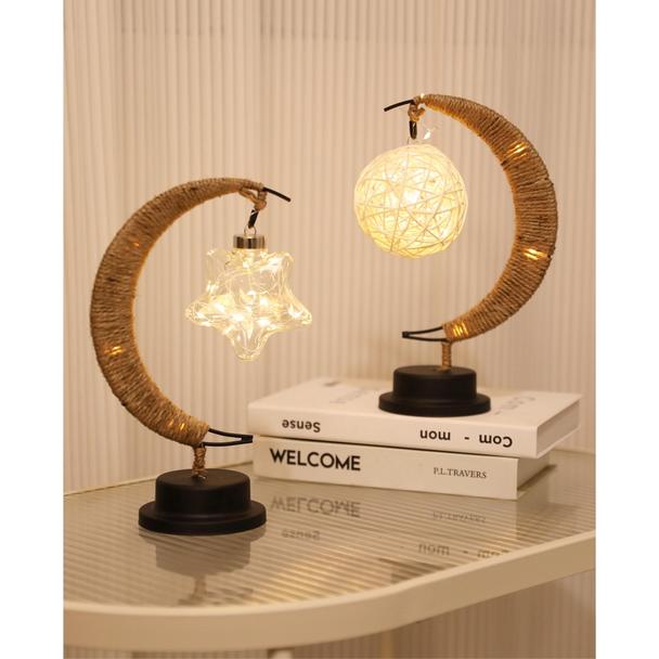 Lampka nocna Rogal gwiazda Art Deco (wzór 3) EID