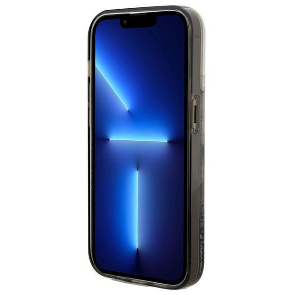 KARL LAGERFELD futerał do IPHONE 14 Pro Max KLHCP14XLKCNSK (Liquid Glitter C) transparentny