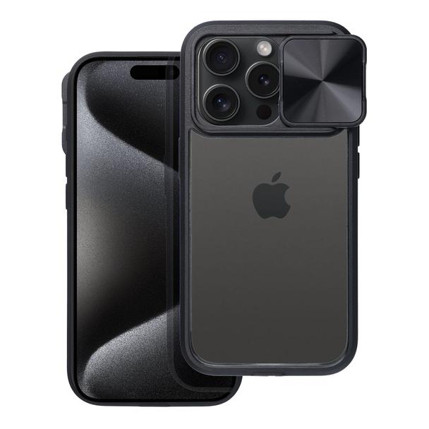 Futerał do iPhone 15 PLUS Slider czarny