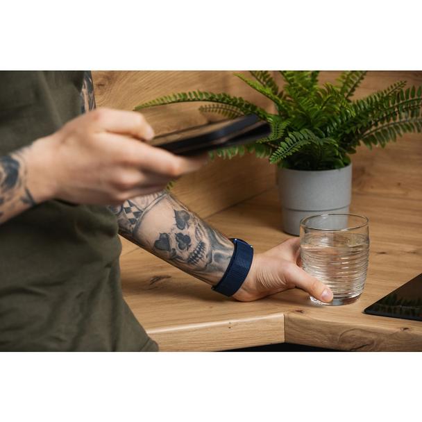 Pasek do Samsung Galaxy Watch Forcell F-Design FS05 sprzączka włókno poliestrowe 22 mm gwiezdny