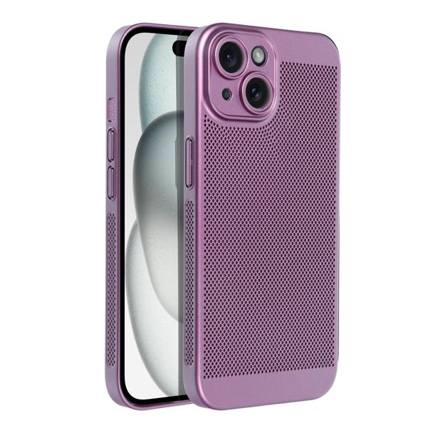 Futerał do iPhone 15 Breezy fioletowy
