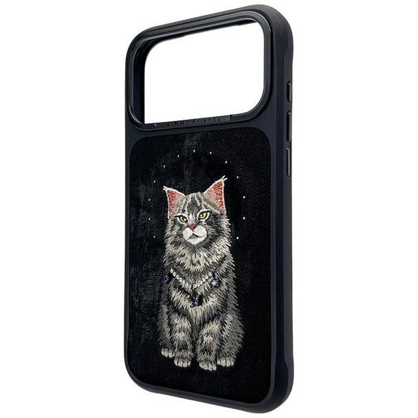 NIMMY futerał LUCKY FASHION CAT kompatybilny z MagSafe do IPHONE 18 Pro/17 Pro czarny