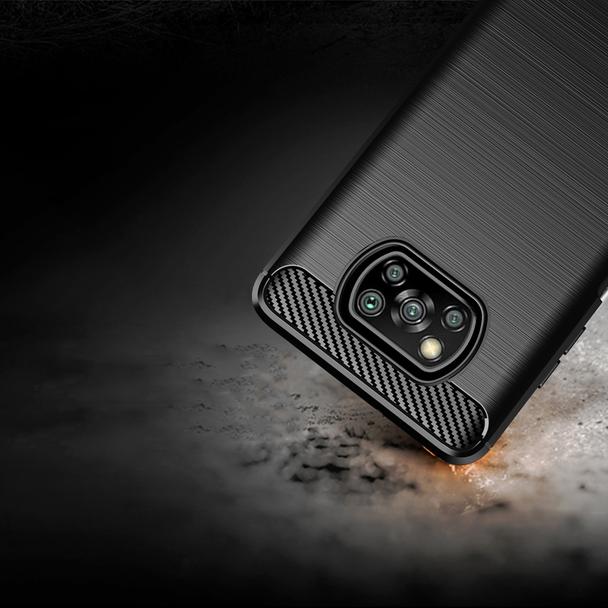 Futerał do Xiaomi Poco X3 Carbon czarny
