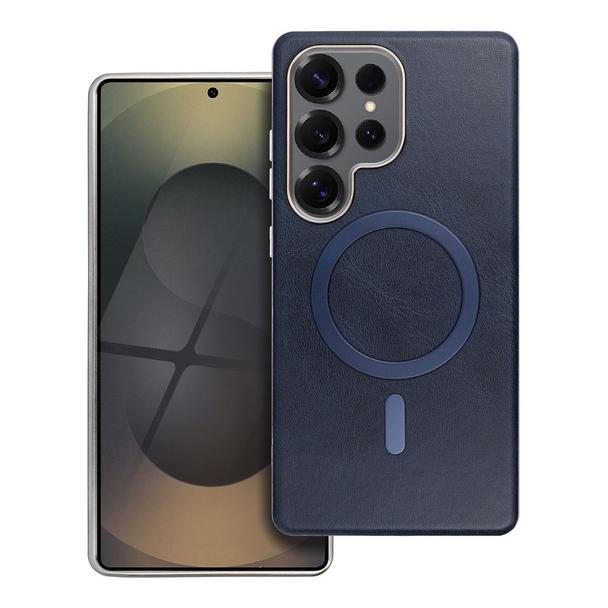 Futerał do Samsung A07 Gentleman Mag Cover zgodny z MagSafe granatowy