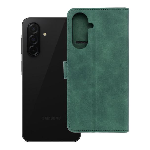 Etui z klapką na Samsung A26 5G Tender Book zielone
