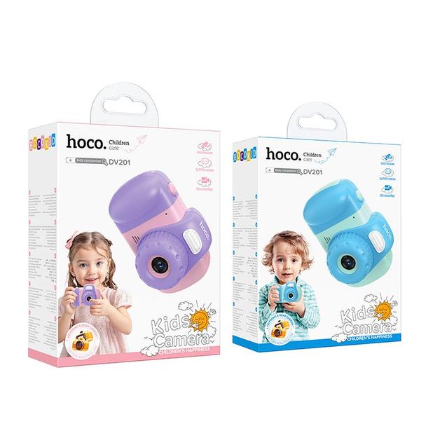 Aparat cyfrowy dla dzieci Hoco 2MP 2,4" Full HD DV201 różowy 0INT