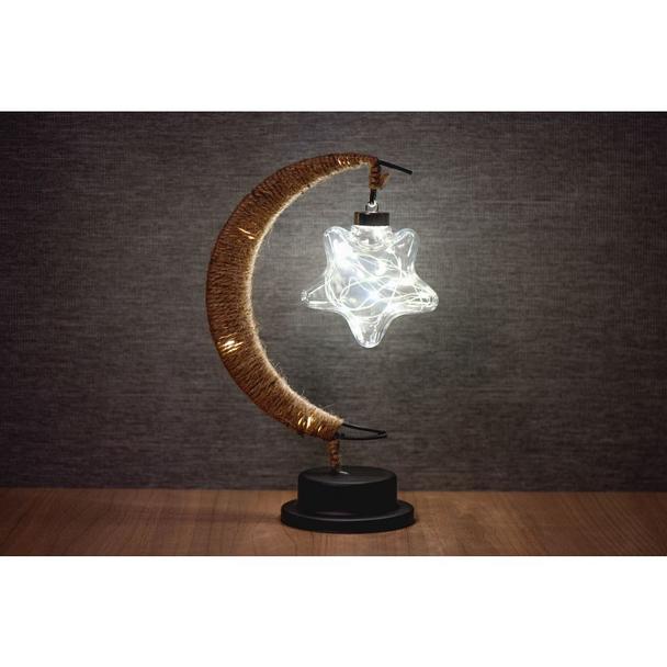 Lampka nocna Rogal gwiazda Art Deco (wzór 3) EID