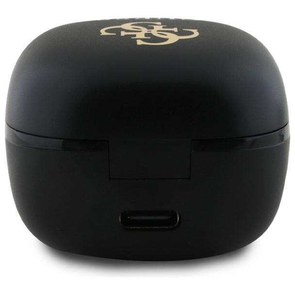 GUESS słuchawki bezprzewodowe bluetooth TWS GUTWSJ144ESK (Mini Iridescent 4G Printed Logo) czarne