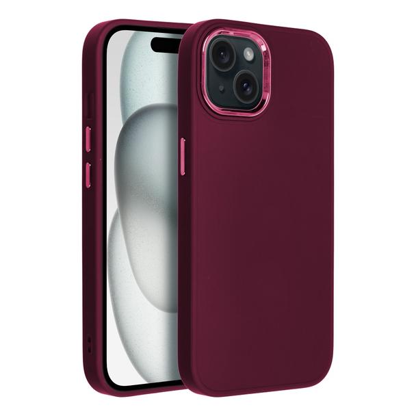 Etui na iPhone 15 Frame fioletowe