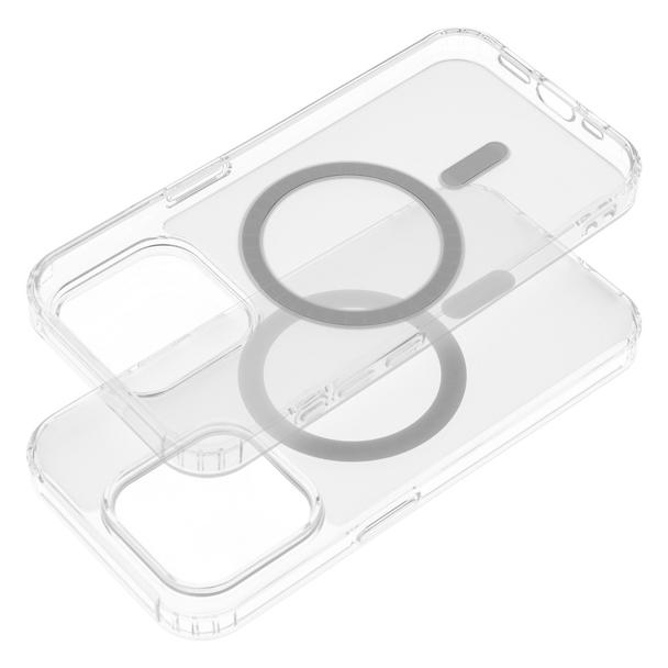 Futerał FROST MAG COVER kompatybilny z MagSafe do SAMSUNG S25 Ultra transparentny