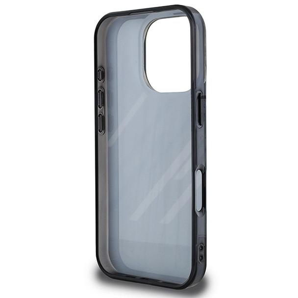 BMW futerał do IPHONE 16 Pro BMHCP16L23HTRAK (Motorsport IML Random Stripes) black