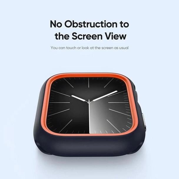 DUX DUCIS futerał BAMO do Apple Watch serii 10 46 mm czarno pomarańczowy
