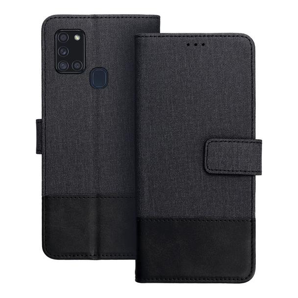 Etui z klapką na Samsung A21s Gomma Book czarne