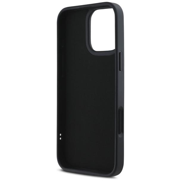KARL LAGERFELD futerał do IPHONE 16 Pro Max KLHCP16XRBKGVCK (3D Rubber Elongated Glitter) czarny