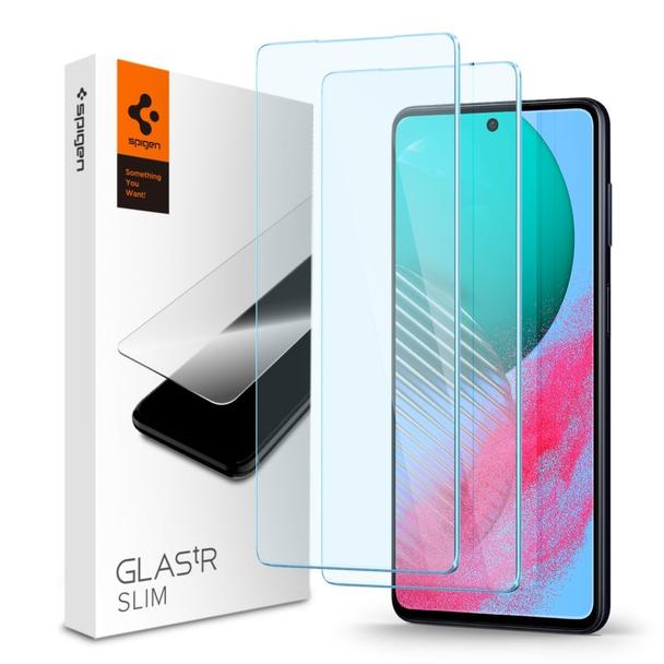SPIGEN szkło hartowane GLAS.TR"EZ FIT" 2-pack do SAMSUNG M54 5G transparent