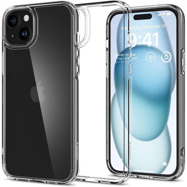 SPIGEN futerał ULTRA HYBRID do IPHONE 16 crystal clear