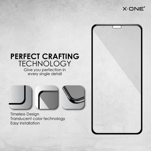 Szkło hartowane X-ONE 3D - do iPhone X/Xs czarny