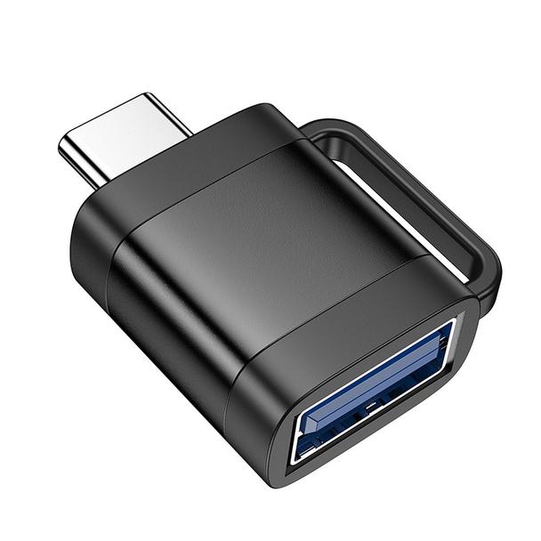 Adapter OTG USB C do USB A Hoco 3A UA31C czarny