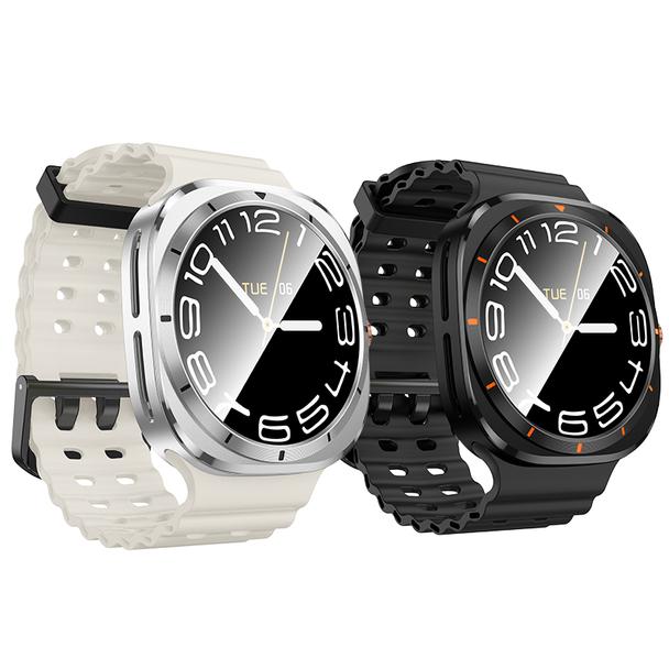 Smartwatch Hoco 1,5" TFT GPS z funkcją rozmowy Y29 srebrny