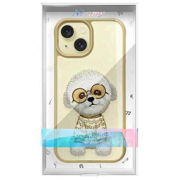 NIMMY futerał GLASSES COOL DOG do IPHONE 15 khaki