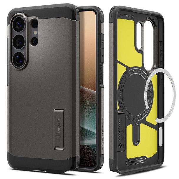 SPIGEN futerał TOUGH ARMOR kompatybilny z MagSafe do SAMSUNG S26 Ultra gunmetal