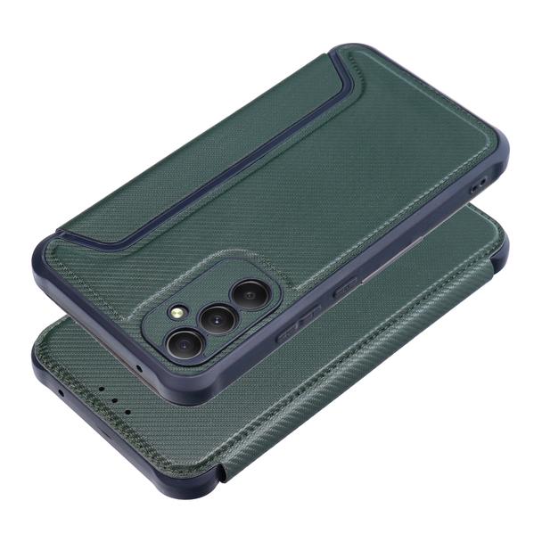 Etui z klapką na Samsung A34 5G Razor Book ciemnozielone