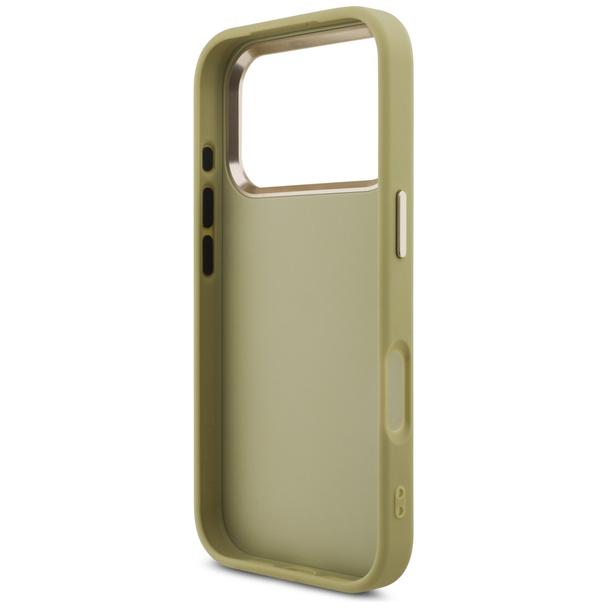 GUESS futerał do IPHONE 17 Pro GUHCP17LHG4SGCD (Fixed Glitter Big 4G Metal Frame) złoty