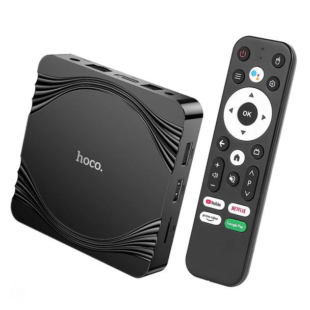 TV box Hoco WiFi 4K Android  DQ10 czarny