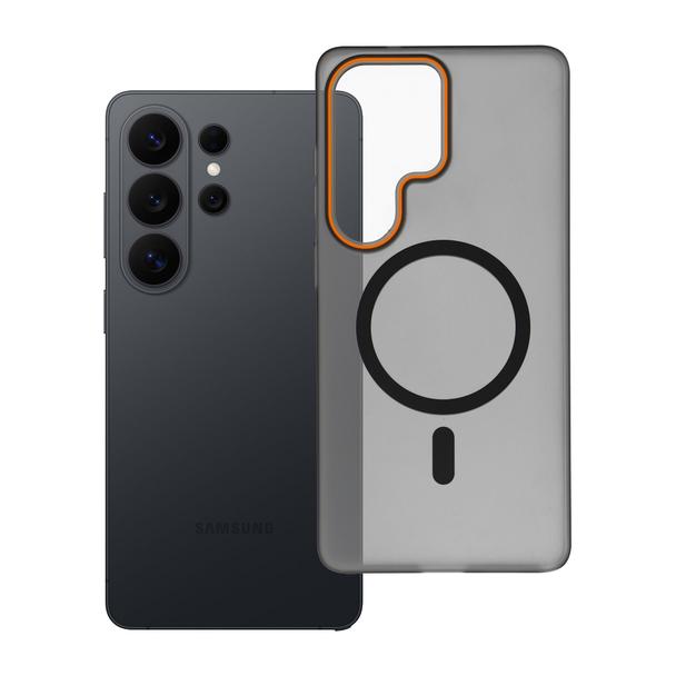 Etui na Samsung S26 ULTRA Go Orange zgodne z MagSafe czarne