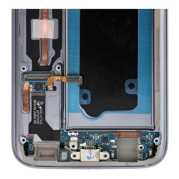 FixCell wyświetlacz LCD do SAMSUNG S7 z ramką czarny (odnowiony)