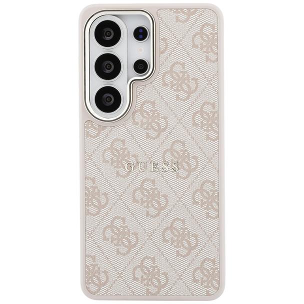 GUESS futerał do SAMSUNG S26 Ultra GUHMS26LP4MSEGCP (4G Embossed Ring MagSafe) różowy