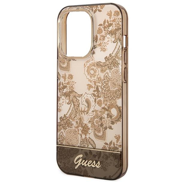GUESS futerał do IPHONE 14 Pro Max GUHCP14XHGPLHC (IML Electro Cam TDJ) ochra