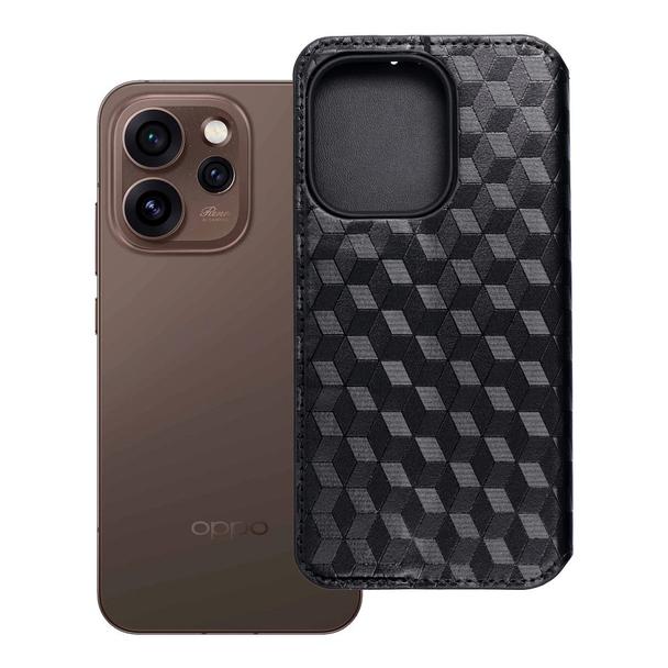 Etui z klapką na Oppo Reno 15 Pro 5G Cubic Book czarne