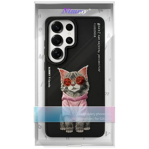 NIMMY futerał GLASSES COOL CAT do SAMSUNG S26 Ultra czarny