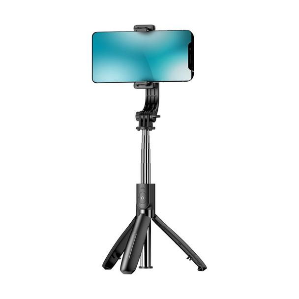 Selfie stick Blue Star L21 tripod z pilotem bezprzewodowym czarny