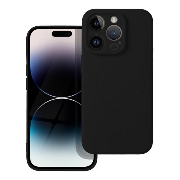 Futerał do iPhone 14 PRO Silicone Mag Cover zgodny z MagSafe czarny