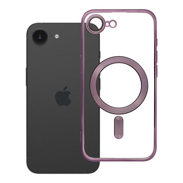 Futerał do iPhone SE 2025 Electro Mag Cover zgodny z MagSafe fioletowy