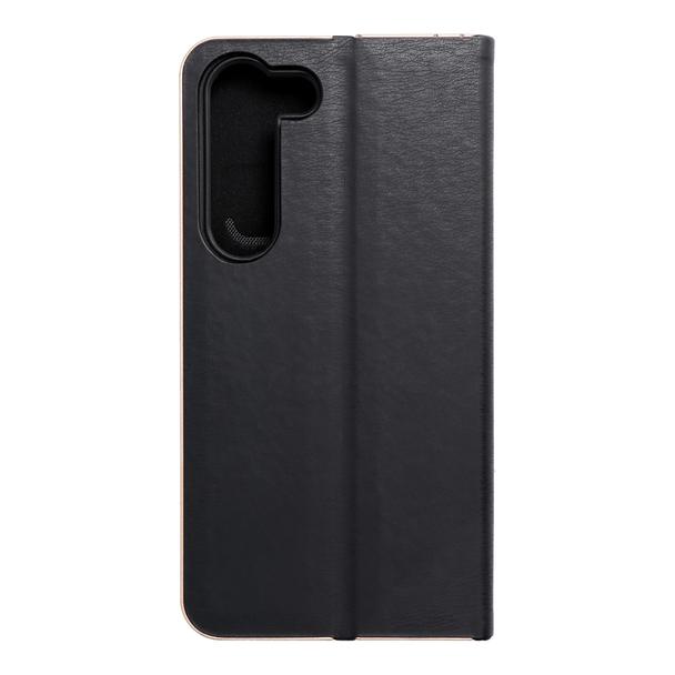 Etui z klapką na Samsung S23 Luna Book Gold czarne