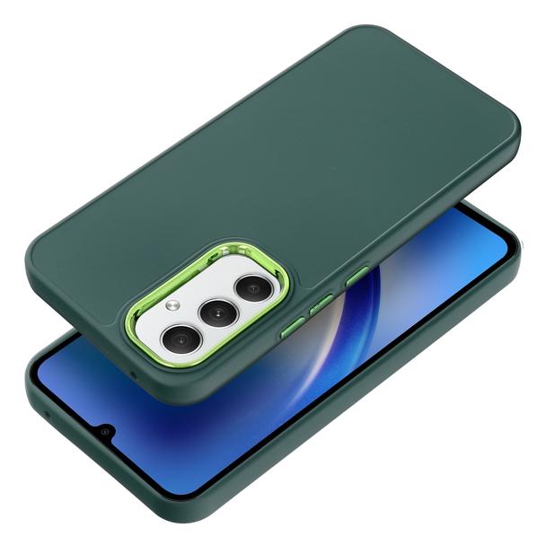 Futerał do Samsung A54 5G Frame zielony