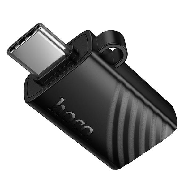 Czytnik kart TF 2.0 USB-C Hoco HB53 czarny