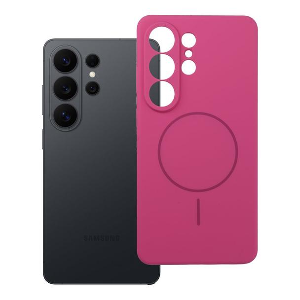 Futerał do Samsung S26 ULTRA Silicone 2mm zgodny z MagSafe różowy