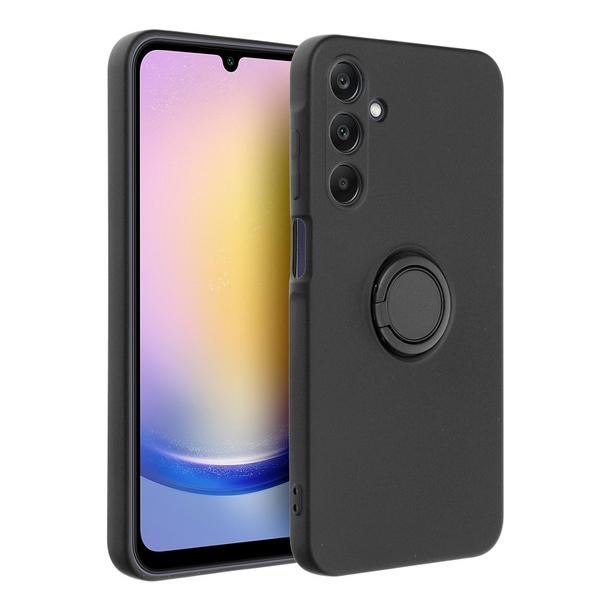 Futerał do Samsung A25 5G Silicone Ring czarny